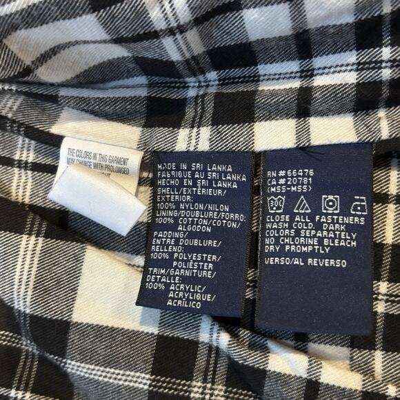 Tommy Hilfiger Women’s Quilted Red Vest Jacket Lightweight Zip Front Size Medium - Picture 6 of 6